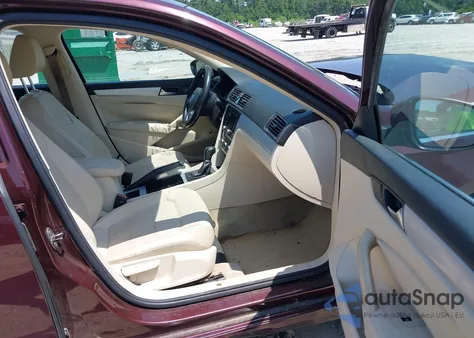 2012 Volkswagen Passat 2.5L Se из США, поврежденный, VIN 1VWBP7A39CC007048